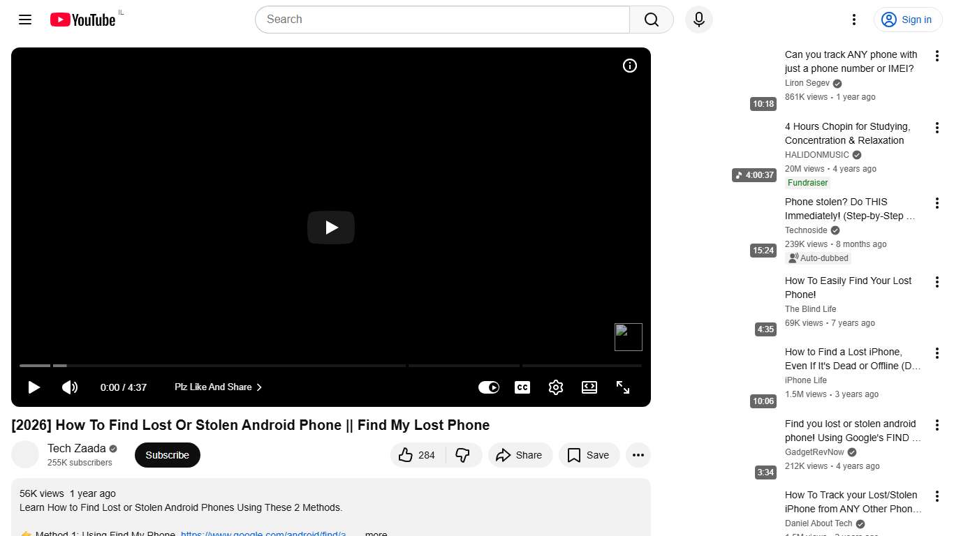 [2026] How To Find Lost Or Stolen Android Phone || Find My Lost Phone - YouTube